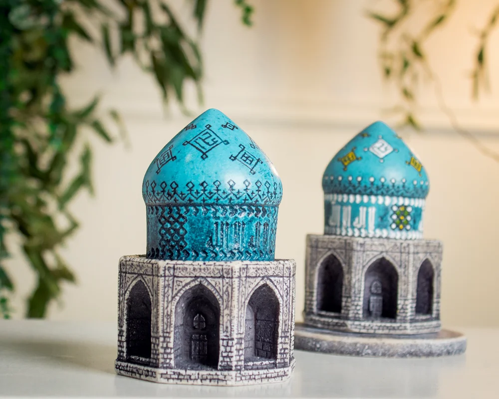 مجسمه سنگی مقبره(آرامگاه) عطار/ هدیه و دکوری زیبنده ویترین تاریخی، فرهنگی، میز کنفرانس و پذیرایی خانه
